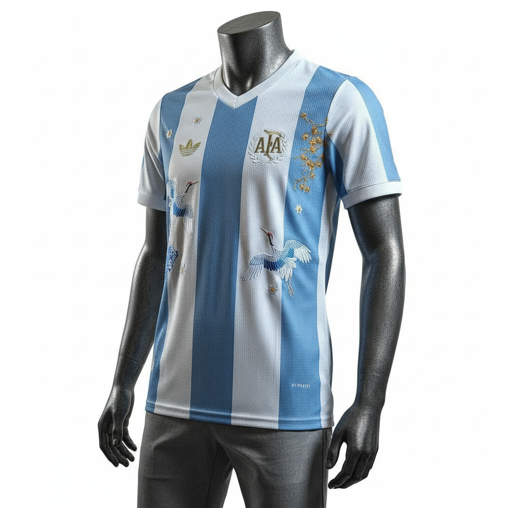 MAILLOT ARGENTINE CUSTOM BRODÉ All2Jersey