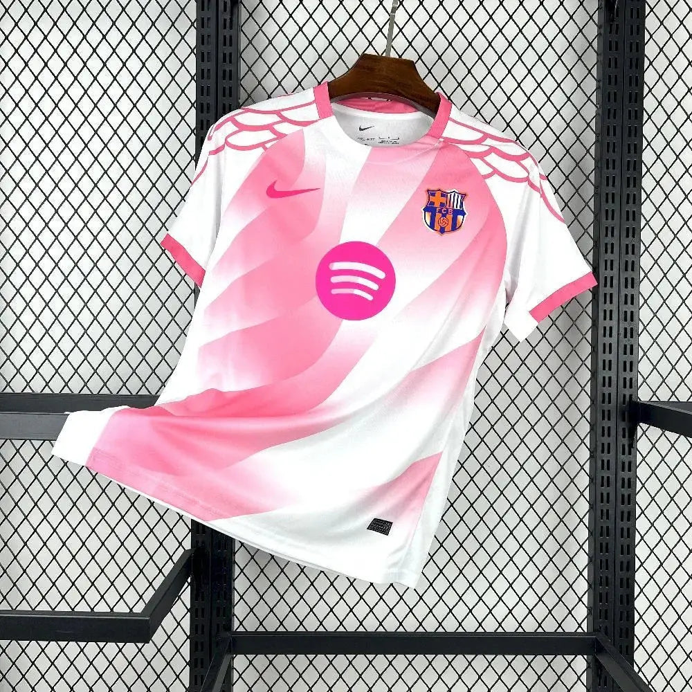 BARCELONA PINK AND WHITE JERSEY 25/26