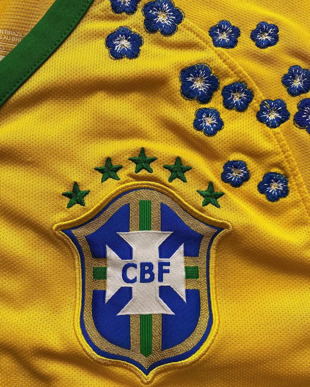 MAILLOT BRESIL CUSTOM BRODÉ All2Jersey