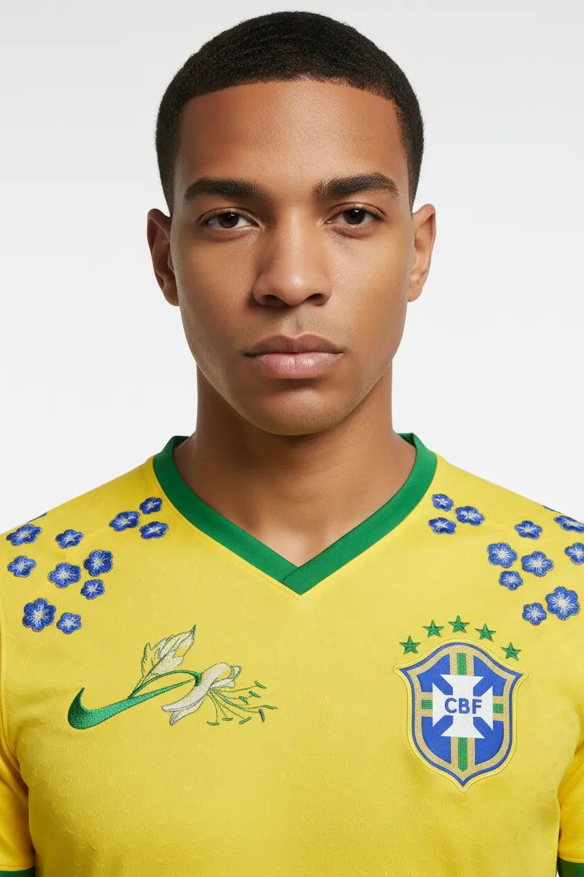 MAILLOT BRESIL CUSTOM BRODÉ All2Jersey