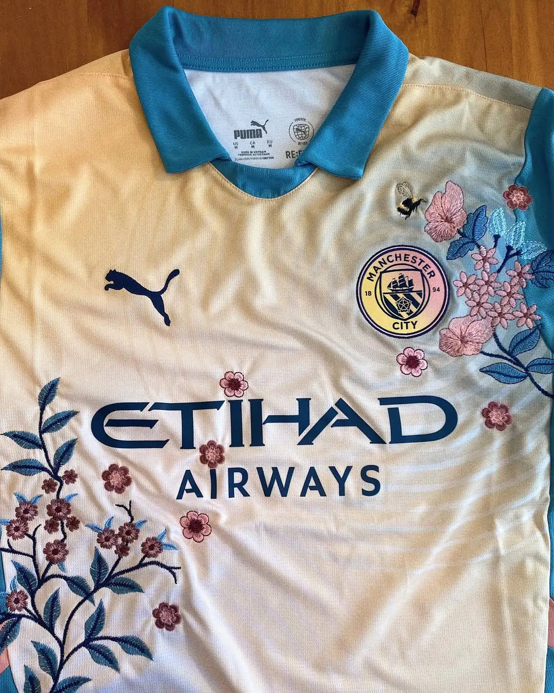 MAILLOT MANCHESTER CITY CUSTOM BRODÉ All2Jersey