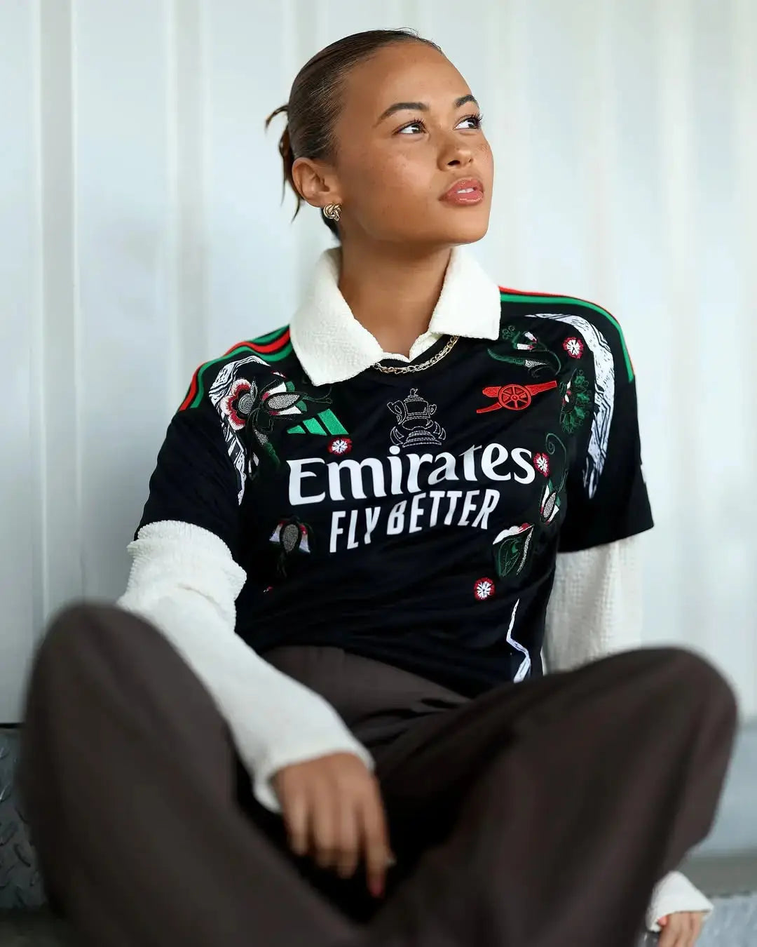MAILLOT ARSENAL CUSTOM BRODÉ   All2Jersey