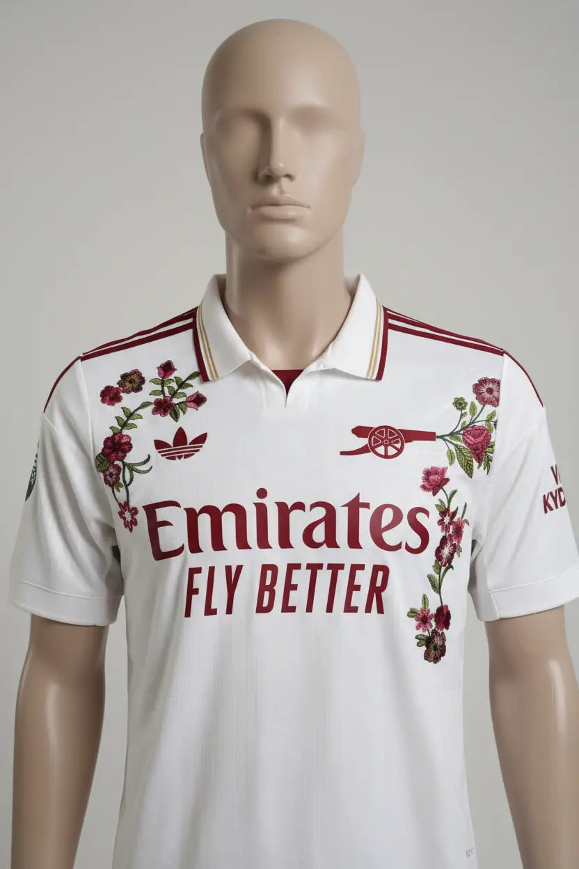 MAILLOT ARSENAL CUSTOM BRODÉ   All2Jersey