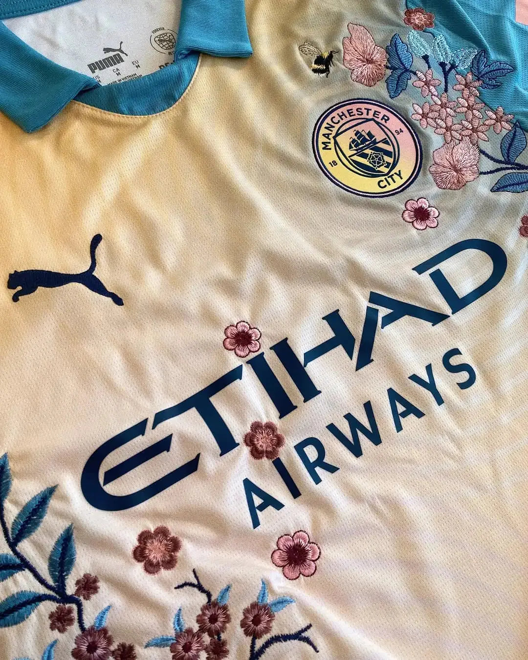 MAILLOT MANCHESTER CITY CUSTOM BRODÉ   All2Jersey