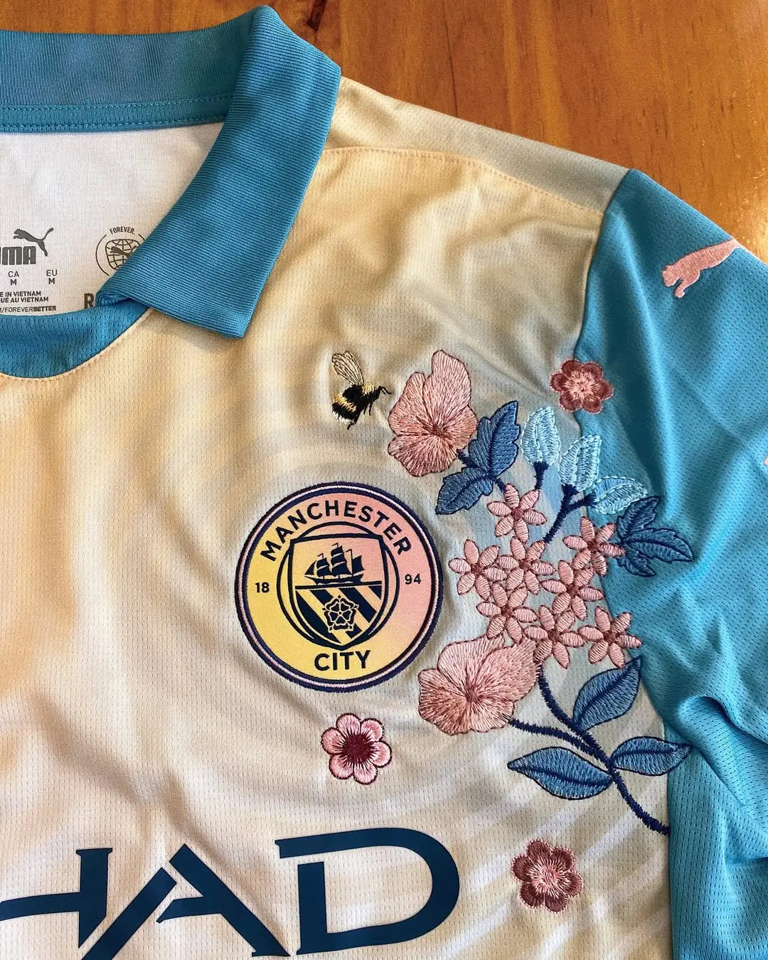 MAILLOT MANCHESTER CITY CUSTOM BRODÉ   All2Jersey