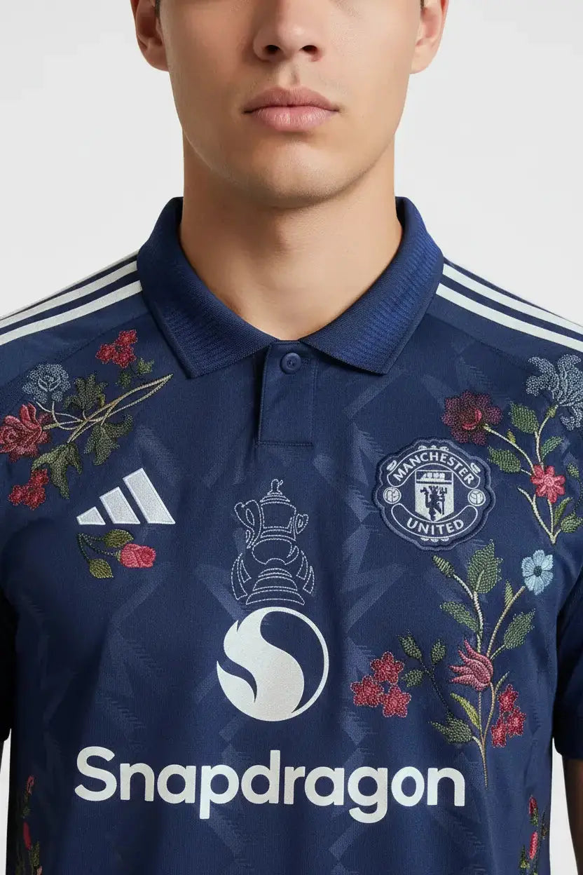 MAILLOT MANCHESTER UNITED CUSTOM BRODÉ   All2Jersey