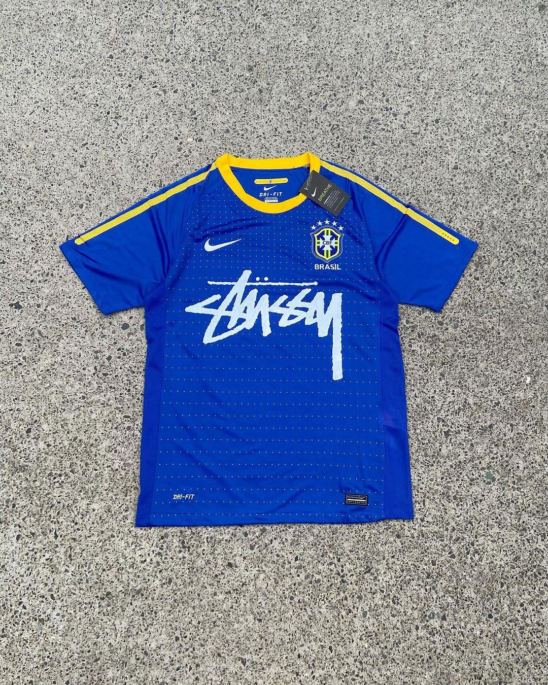 Nike Brasil フットボールジャージ XL STUSSY STUSSY X BRAZIL JERSEY - Shipping within 48 hours