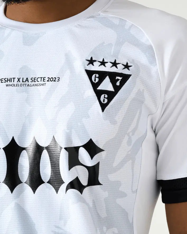 MAILLOT "APESHIT X LA SECTE" EDITION BLANC All2Jersey