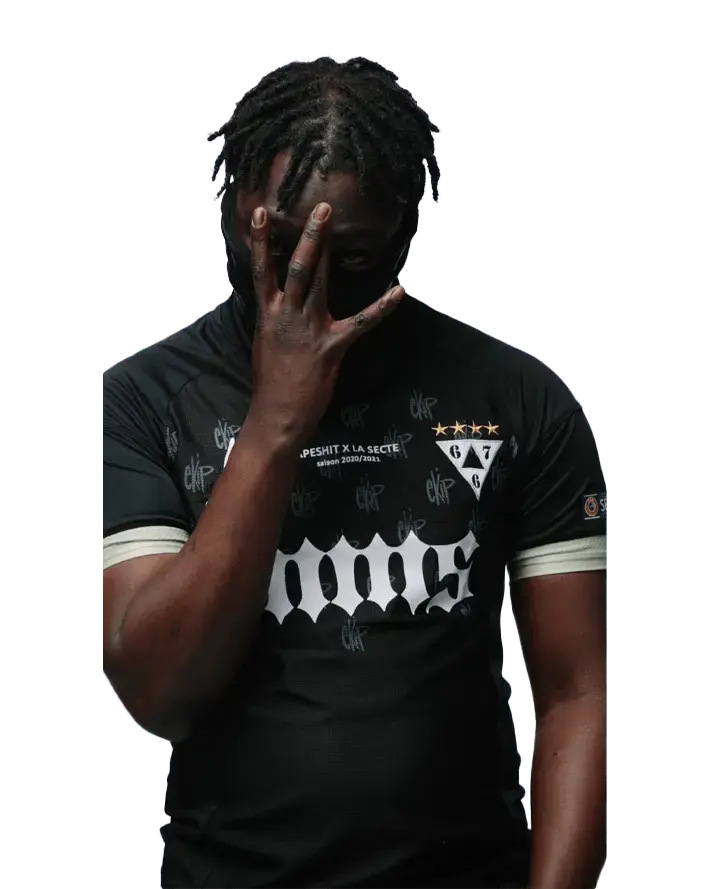 MAILLOT "APESHIT X LA SECTE" EDITION NOIR