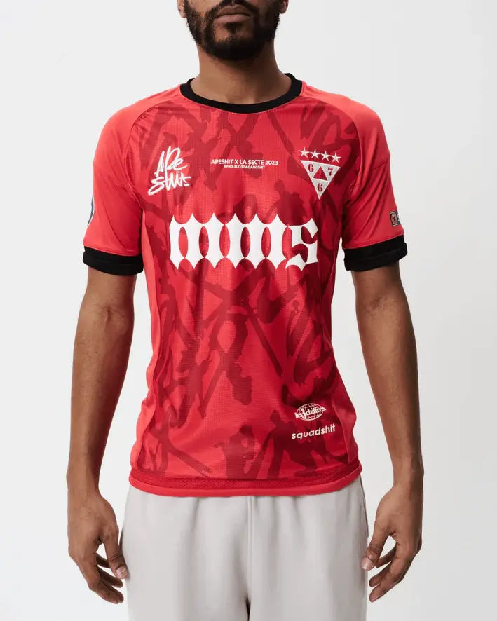 MAILLOT "APESHIT X LA SECTE" EDITION ROUGE All2Jersey