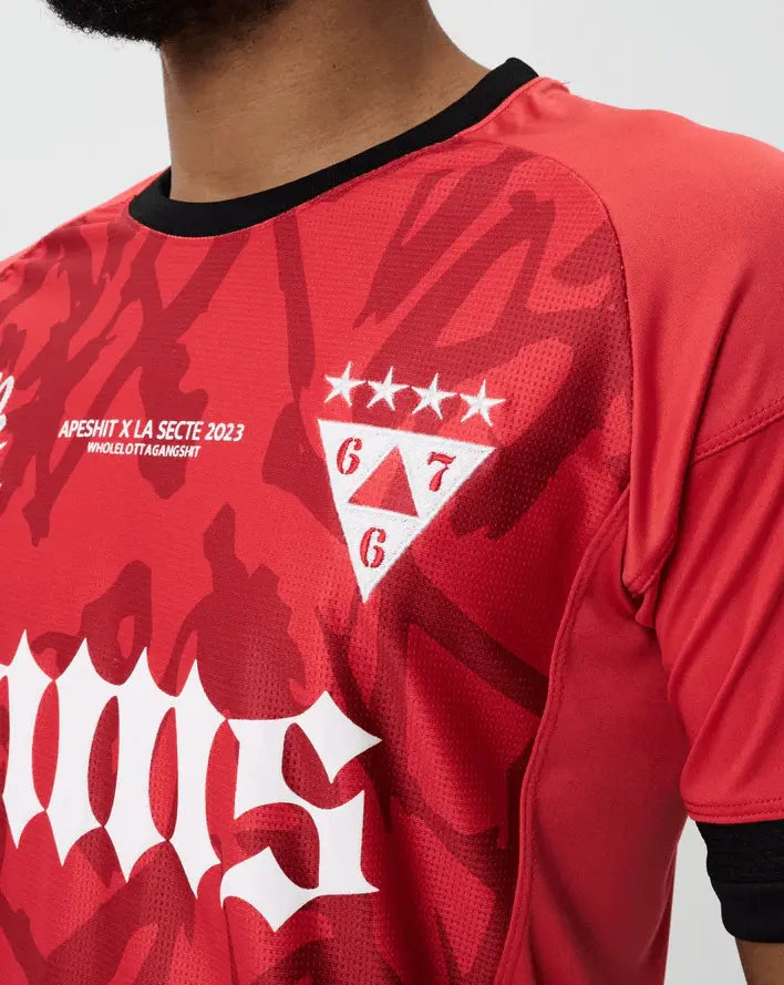 MAILLOT "APESHIT X LA SECTE" EDITION ROUGE All2Jersey