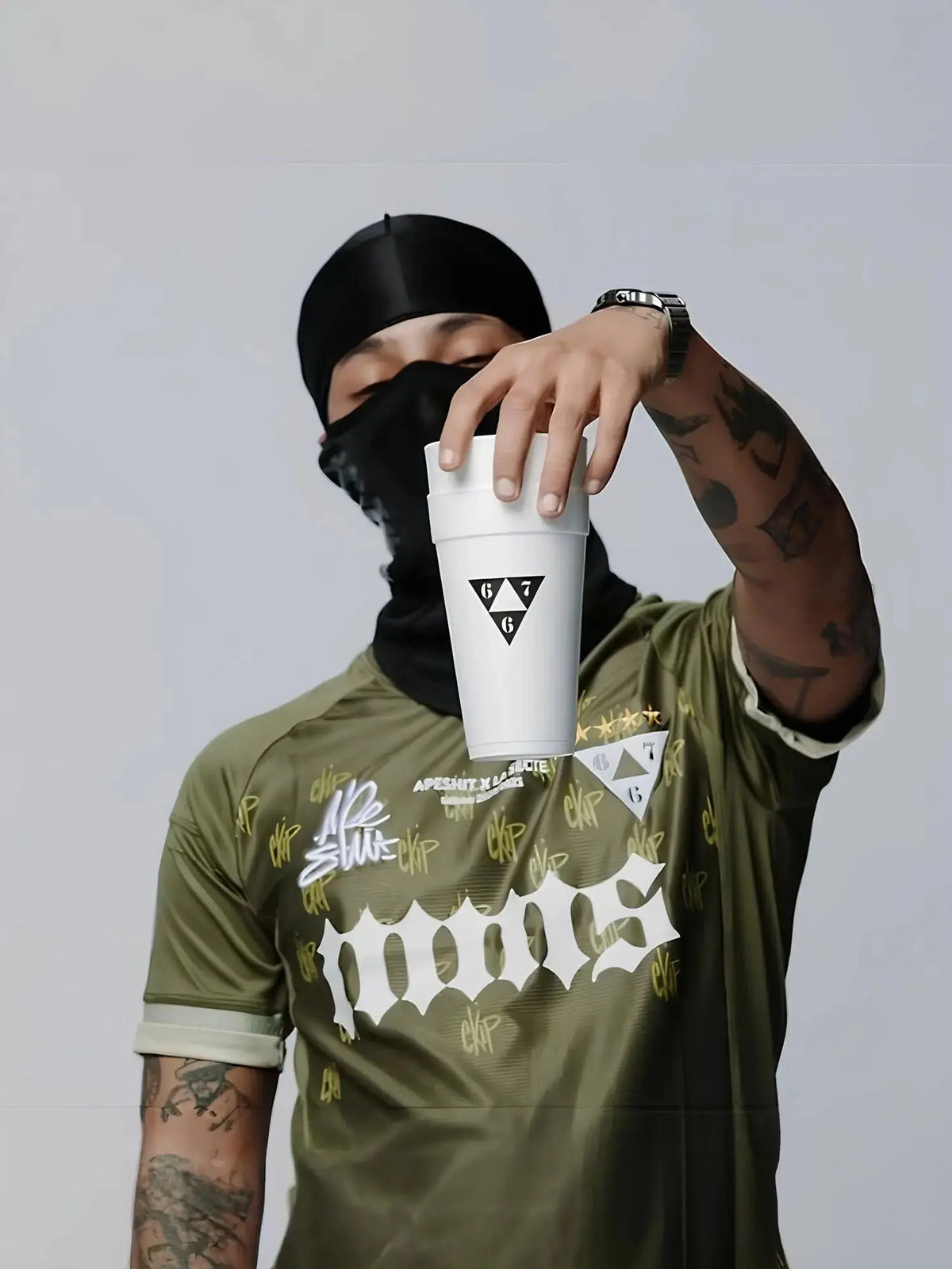 MAILLOT "APESHIT X LA SECTE" EDITION VERT