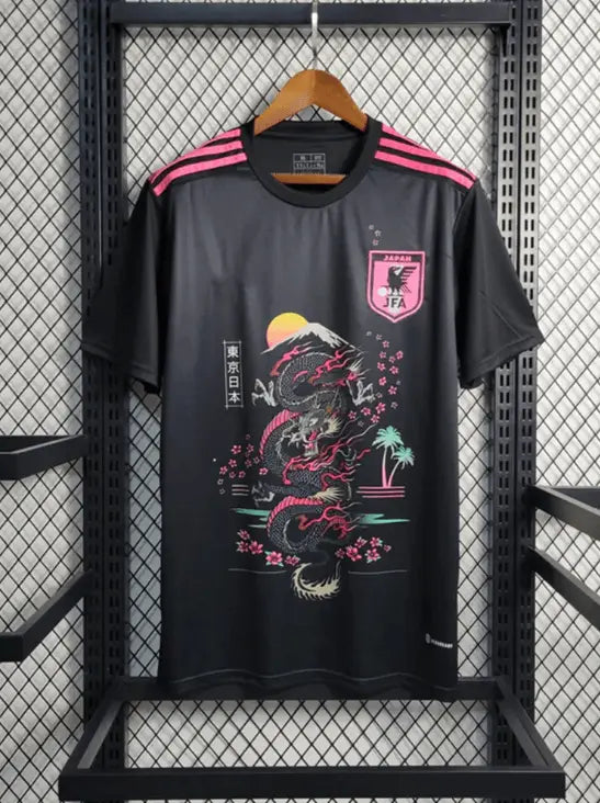 Maillot du Japon Edition DRAGON NOIR All2Jersey