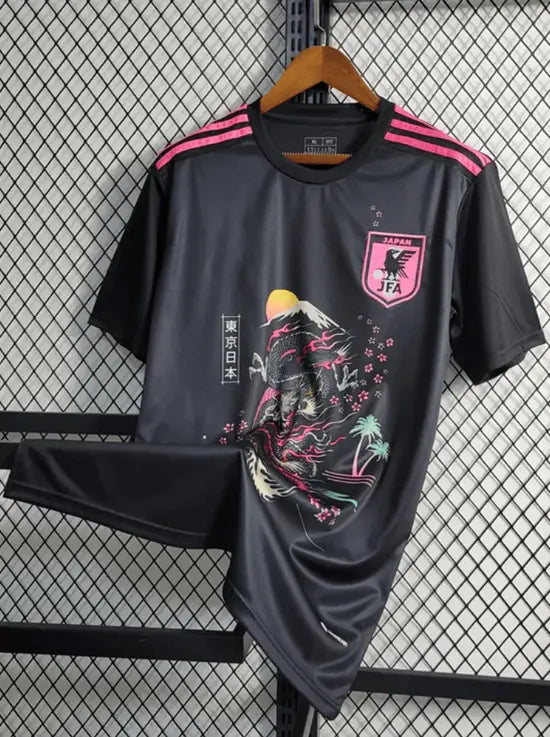 Maillot du Japon Edition DRAGON NOIR All2Jersey