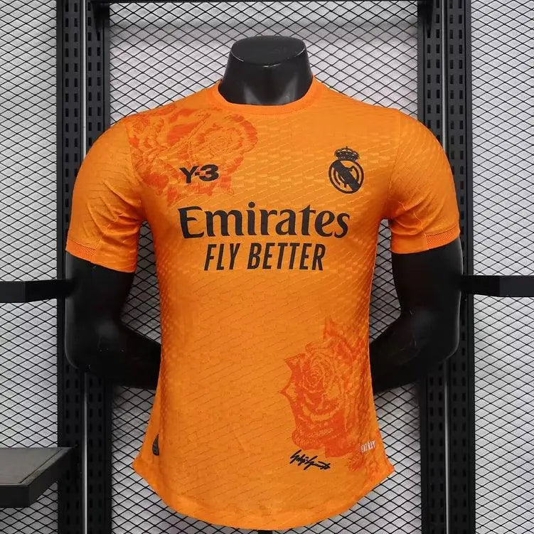 Maillot du Real Madrid Edition Y3 Orange All2Jersey