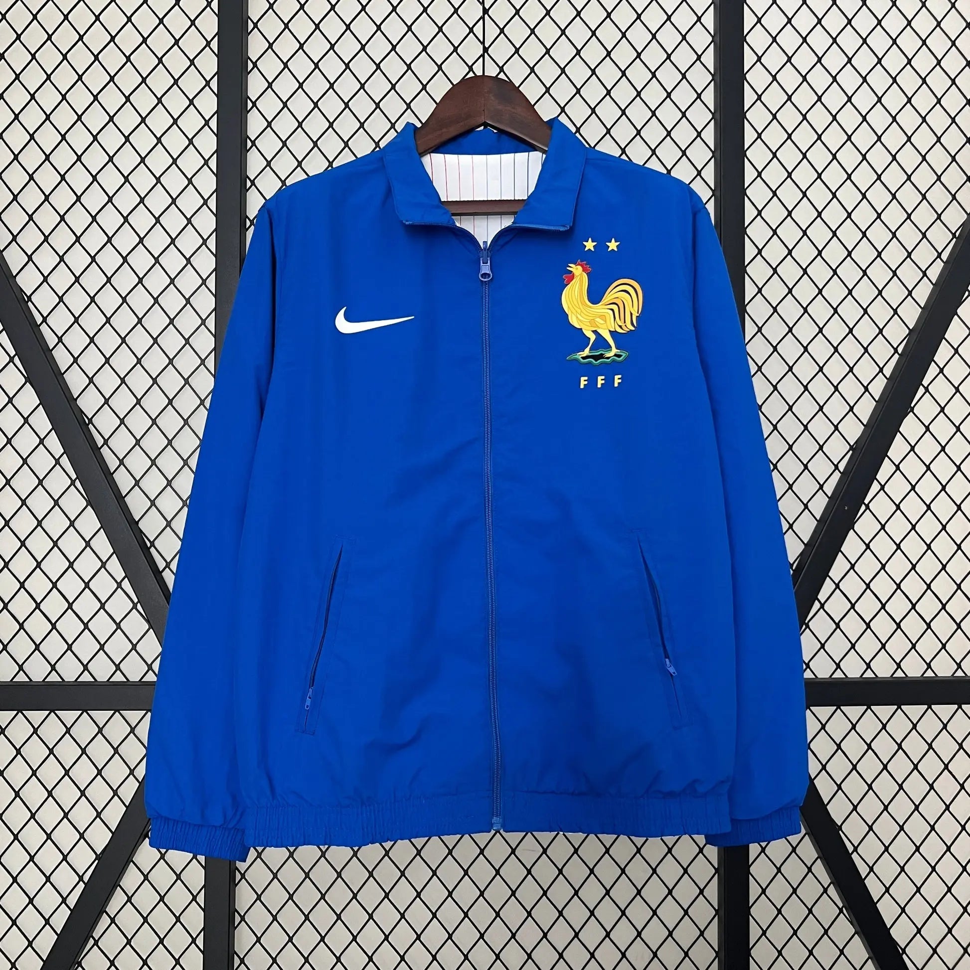 Reversible trench coat European Cup Germany Italy France Paris Bayern long-sleeved football jersey jacket jersey All2Jersey