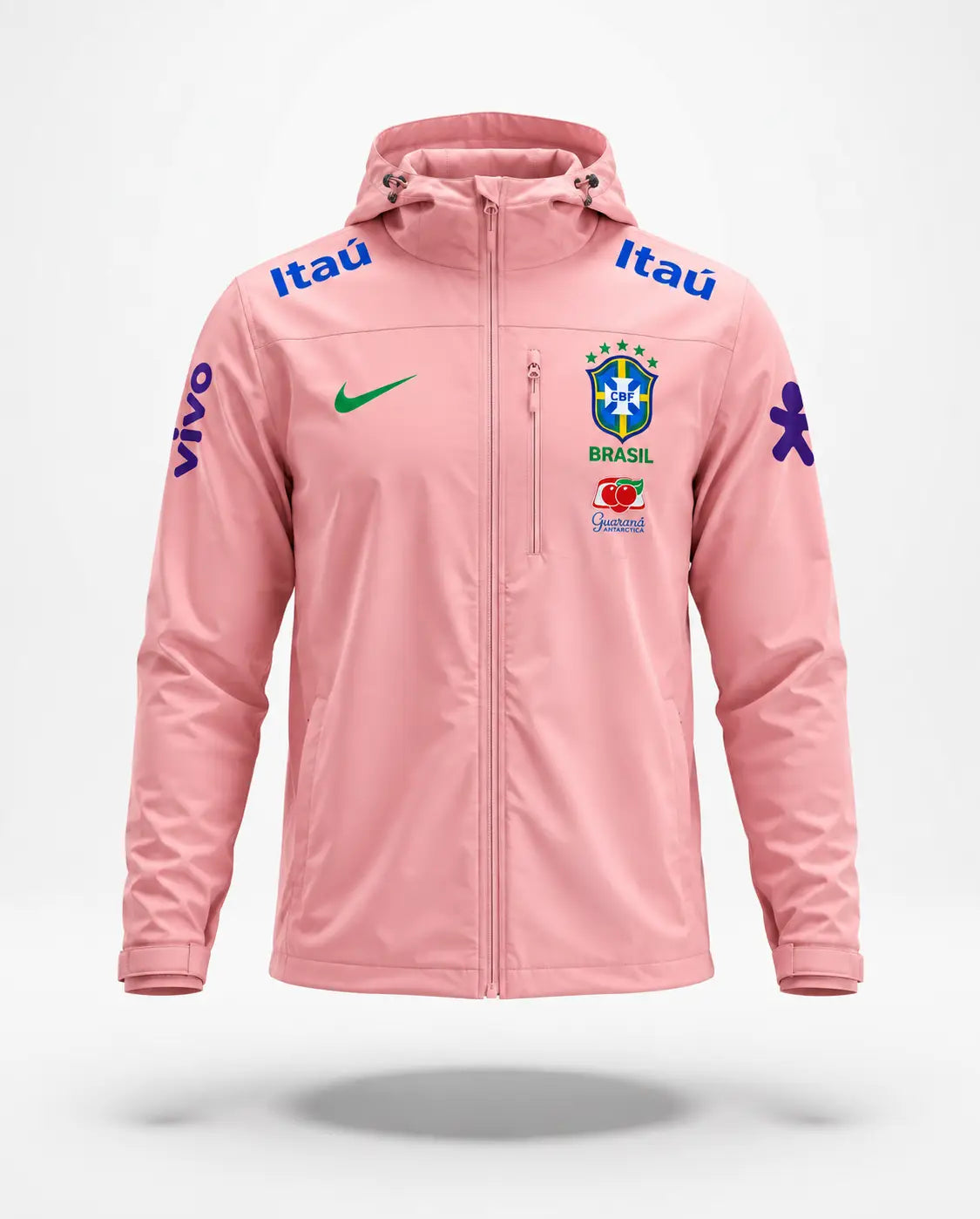 VESTE BRESIL SELECAO ROSE